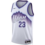 Maillot NBA Utah Jazz Lauri Markkanen Nike 2025-26 Association Edition Blanc Swingman - Homme